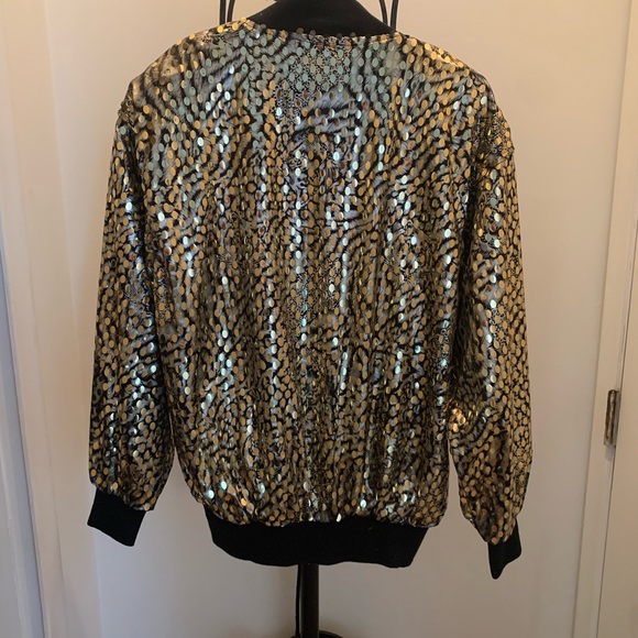 Vintage jacket Lion print - Picture 3 of 7